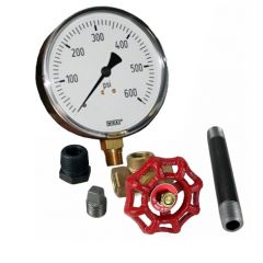 Fire Sprinkler Gauge Kit Personalized 600# Air/Water 1/4" NPT UL/FM USA