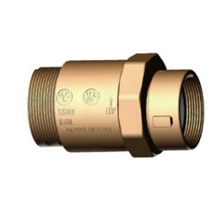 FDC Straight Check Snoot (2½" F NST x 3" M NPT)