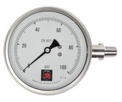 Riptide Glycerin Filled Calibrated Right Hand Gauge with Certificate