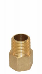Fire Sprinkler Extension Brass 3/4" L x 1/2" IPS **NO WARRANTY-USE AT YOUR OWN RISK