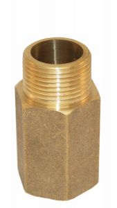 Fire Sprinkler Extension Brass 1-1/2" L x 3/4" IPS **NO WARRANTY-USE AT YOUR OWN RISK