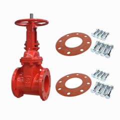 Fire Protection OS&Y Gate Valve D.I. Body Flanged 10" w/ two NBG kits