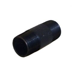 Pipe Nipple  Steel 1" X CLOSE Black (import)(25/300/4#)