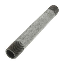 Pipe Nipple Steel 4" x 8" Galvanized (import)