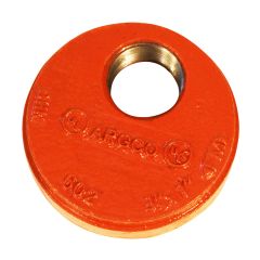 Grooved End Cap 4" W/Hole 1-1/4" (602)