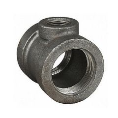 PIPE FITTING Cast Iron Reducing Tee 1"x1"x3/4" (28/56/60#)