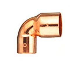 Copper Fitting 3/4" x 1/2" CxC 90 Elbow (=Nibco 607)