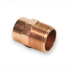 Copper Fitting 1" x 1/2" CxM Adapter (=Nibco 604)
