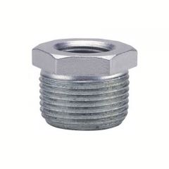 Pipe Fitting Malleable Galvanized Iron Bushing 1" x 3/4"