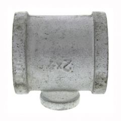 PIPE FITTING Malleable Galv Red Tee 1"x1"x½" (30/60/42#)