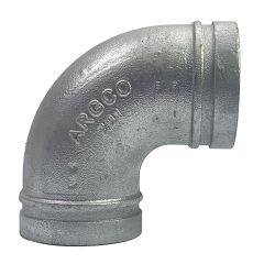 Grooved  90°  1-1/2" Elbow Std Long Galv (002LG)