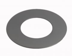 Oops Ring Chrome Steel Escutcheon 4-1/2" OD x 2-3/8" ID