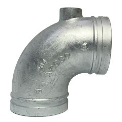 GALVANIZED Grooved Drain Elbow 4"  (204)