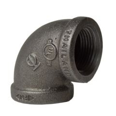Pipe Fitting Ductile Iron 90° Elbow 1-½" (16/32/38#)