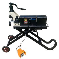 GruvMaster GHM-5A Electric Hydraulic Roll groove machine (1" to 12") with Roller Trolley