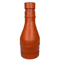 Grooved Concentric Reducer bottle neck  2-1/2" x 1" (008)