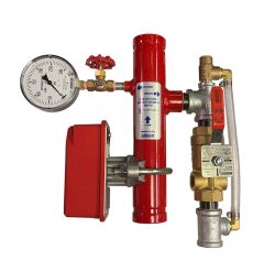 Potter Riser Manifold GROOVED 4" w/Pressure Relief