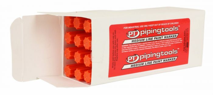 Pipe Paint Marker (Orange) Fiber Point (ORM-D) - ARGCO.COM