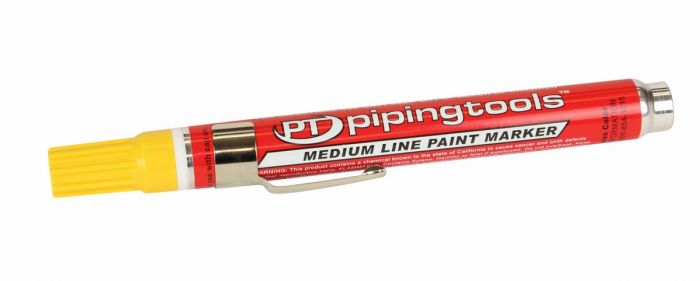 Pipe Paint Marker (Yellow) Fiber Point (ORM-D)