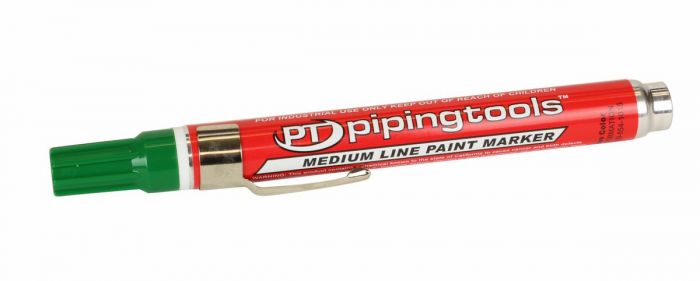 Pipe Paint Marker (Green) Fiber Point (ORM-D)