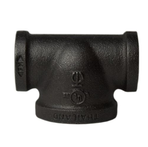 Pipe Fitting Ductile Iron Reducing Tee 1-1/4" x 1" x 1-1/4"