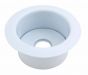 Escutcheon Recessed (Large) WH 1/2" IPS