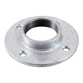 Pipe Fitting Malleable Galvanized Iron Floor Flange 3/4"