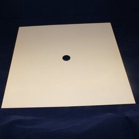Heat Collector 12 x 12 w/1/2 IPS Hole,Alum; (7/8 Hole) - ARGCO.COM