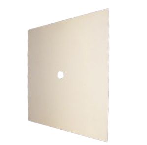 Heat Collector 12" x 12" w/1/2" IPS Hole,Alum; (7/8" Hole)