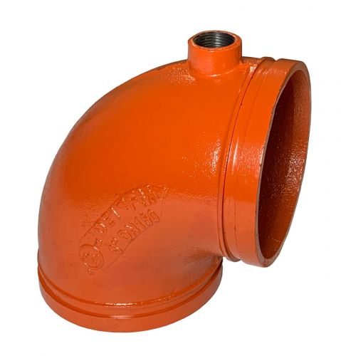 Grooved Drain Elbow 8" (204)