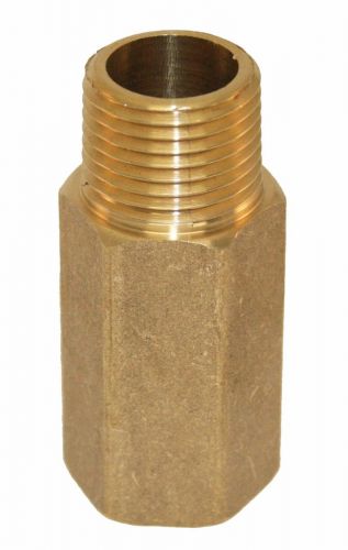 Fire Sprinkler Extension Brass 1-1/2" L x 1/2" IPS **NO WARRANTY-USE AT YOUR OWN RISK