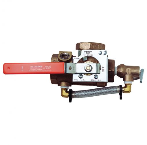 AGF Model 1011 TESTanDRAIN Inspector's Test Valve f/Pressure Relief(Does not Include PRV) 1-1/2" x 1/2" (5.6K)