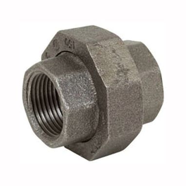 Pipe Fitting Malleable Iron Union w/ Brass Seat 3/8"