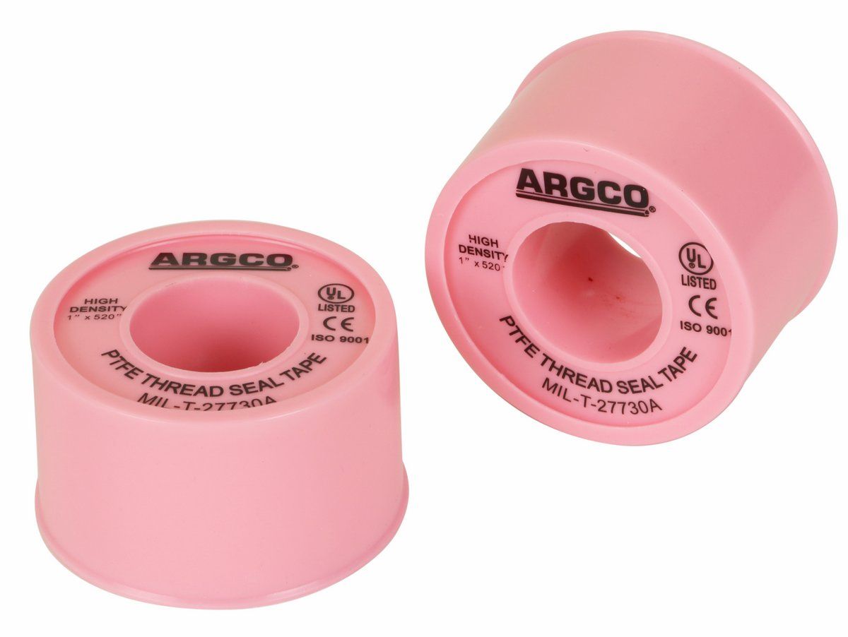 Primex 80773 1/2 Inch x 260 Inch Pink High Density Plumbers Thread Sealing Tape 