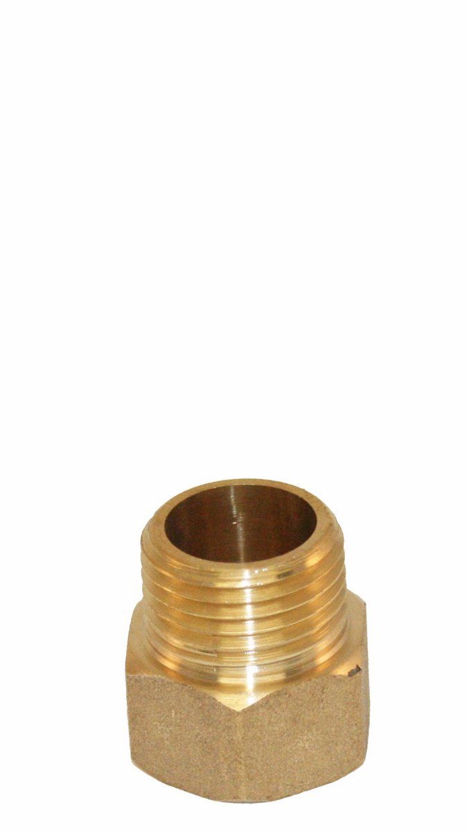 Fire Sprinkler Extension Brass 1/2 L x 1/2 IPS **NO WARRANTY-USE AT YOUR  OWN RISK