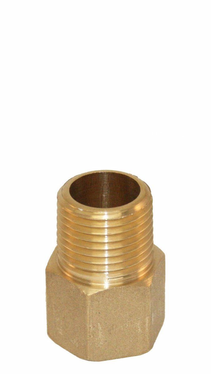 Fire Sprinkler Extension Brass 3/4 L x 1/2 IPS **NO WARRANTY-USE AT YOUR  OWN RISK