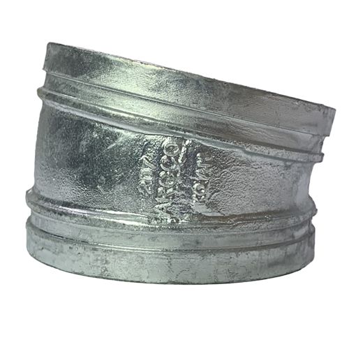 GALVANIZED Grooved 11.25 3" Elbow  (207)