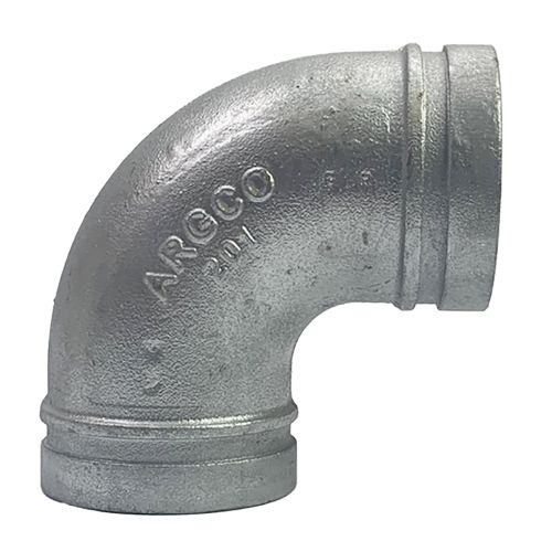 GALVANIZED Grooved  90  4" Elbow Std Long  (201)