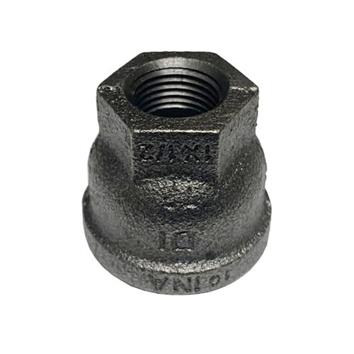 Pipe Fitting Ductile Iron Reducing Coupling 1" x 1/2"