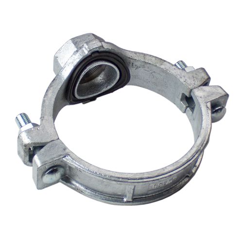 GALVANIZED Mechanical Tee 5" x 2-1/2" Thread  (403)