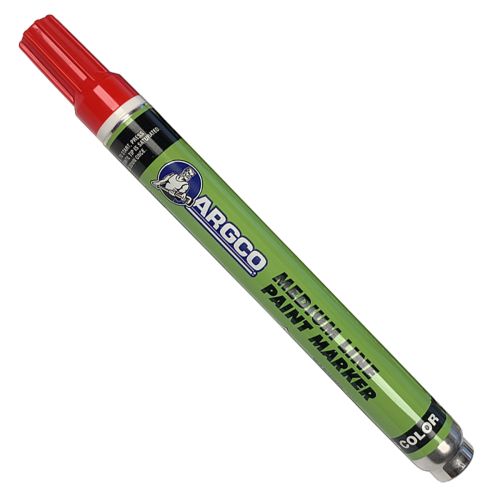 Pipe Paint Marker (Red) Fiber Point (ORM-D)