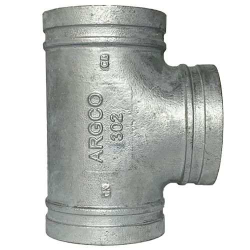 GALVANIZED Grooved Short Tee 2"  (302)