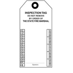 Tag 5 Year Inspection, 3-1/8