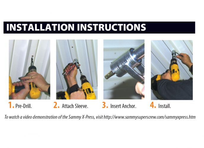 Sammy Steel xpress (xPIT) Installation Tool(.5 lb)