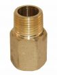 Fire Sprinkler Extension Brass 1" L x 1/2" IPS **NO WARRANTY-USE AT YOUR OWN RISK
