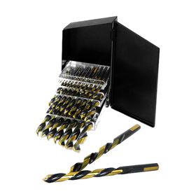 Drill Bit 29pc Black & Gold, 1/16" - 1/2" (20/42#)