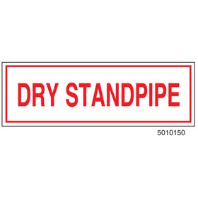 Sign Alum  6x2 Dry Standpipe (100/1000/22#)