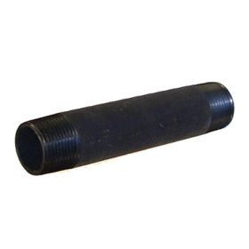 Pipe Nipple  Steel 1" X 6" Black (import)(25/75/19#)