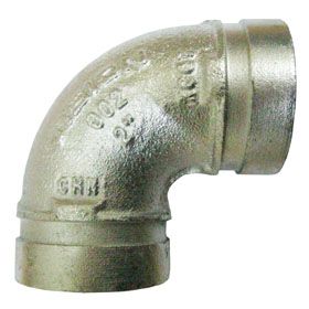 Grooved  90°  4" Elbow Std Long Galv (002LG)