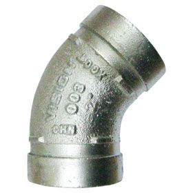 Grooved 45  5" Elbow Galv (003G)